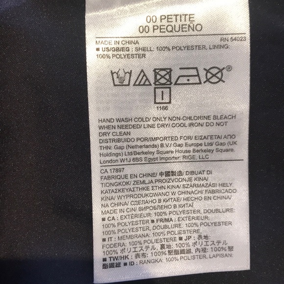 Banana Republic black dress, petite size 00 - Picture 11 of 11